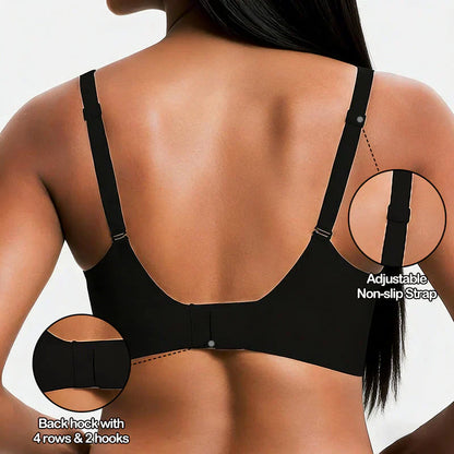 🔥Holiday Offer Ends Soon! Women’s Wireless Deep V Push-Up Bralette — Ultra-Comfortable T-Shirt Bra.