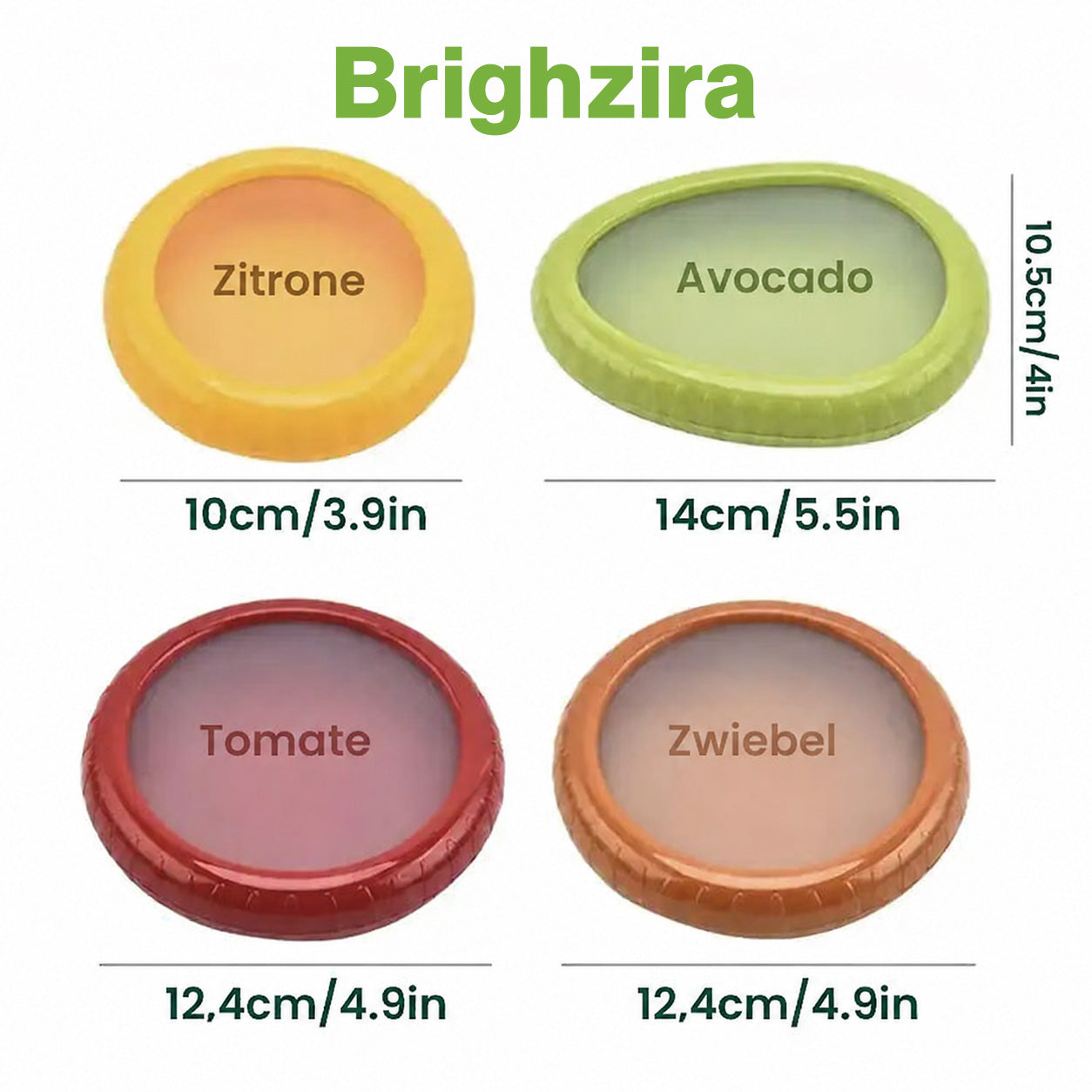 Brighzira™-Kühlschrank-Aufbewahrungsbehälter