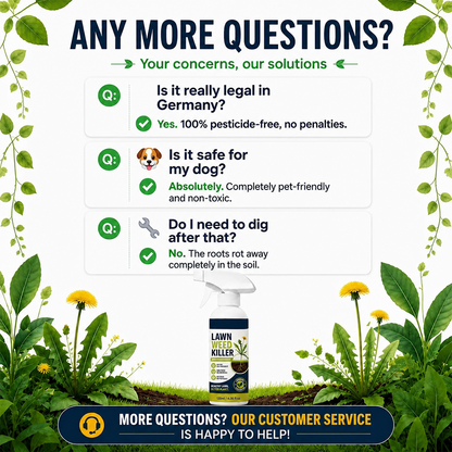 💯 [Easy and stress-free weeding in the garden] Herbicide for domestic use