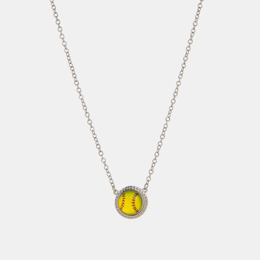 Sporty Element Resin Necklace