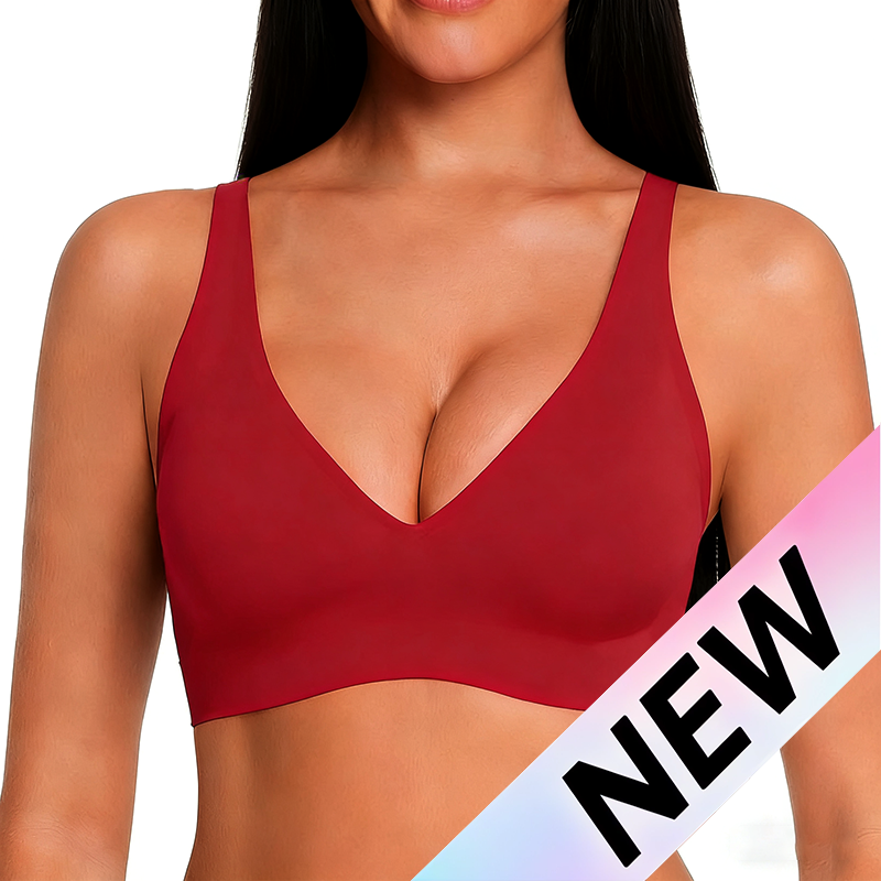 🔥Holiday Offer Ends Soon! Women’s Wireless Deep V Push-Up Bralette — Ultra-Comfortable T-Shirt Bra.