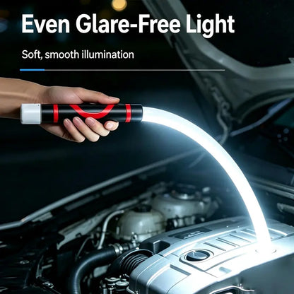 Flexible Rechargeable LED Work Light for Garage Repairs Camping and Emergency Use